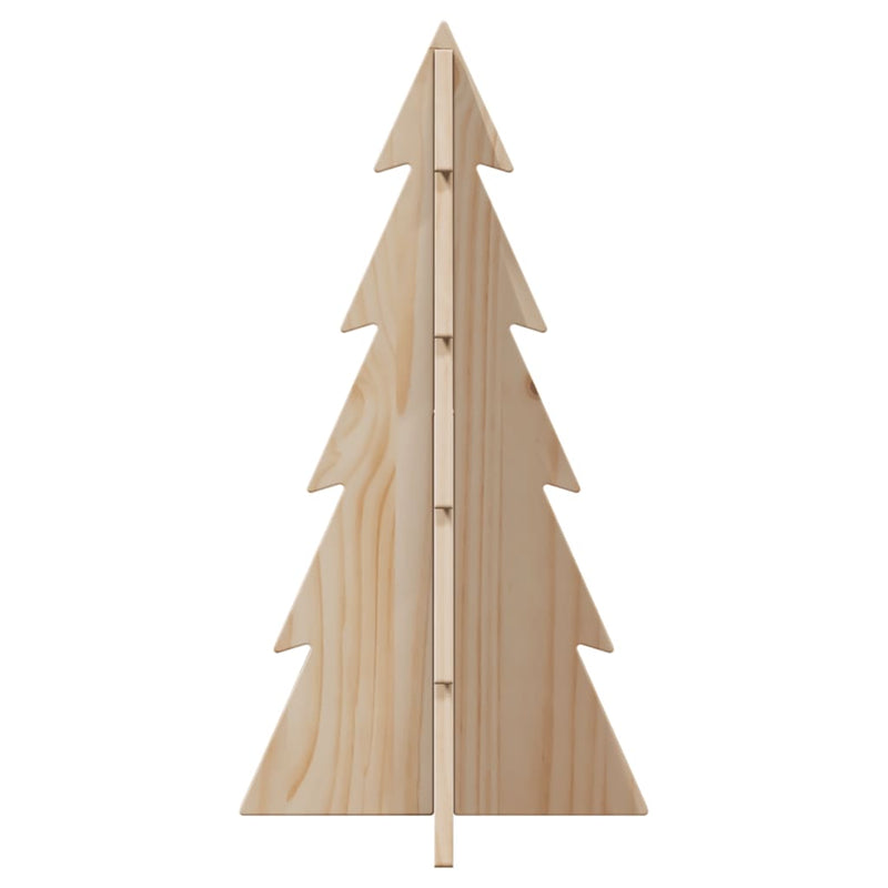 Load image into Gallery viewer, Vidaxl kerstdecoratie kerstboom 59,5 cm massief grenenhout

