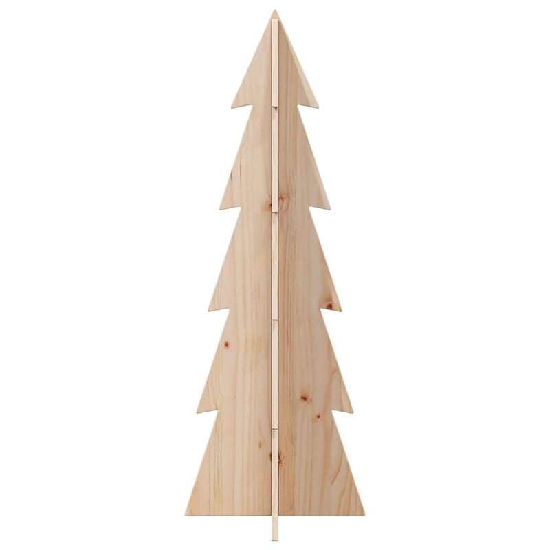 Load image into Gallery viewer, Vidaxl kerstdecoratie kerstboom 112 cm massief grenenhout
