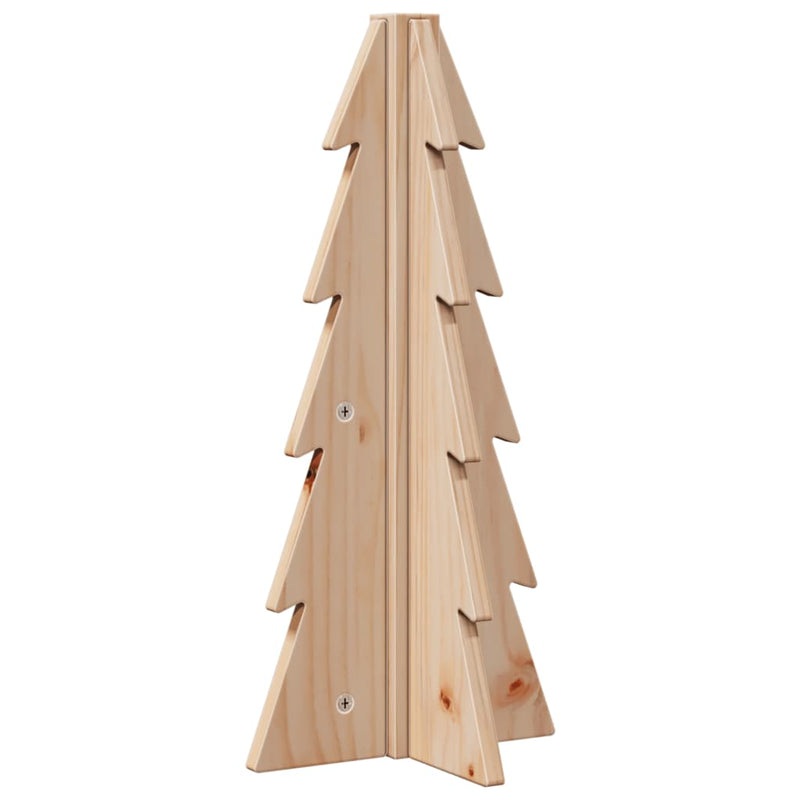 Load image into Gallery viewer, Vidaxl kerstdecoratie kerstboom 49 cm massief grenenhout
