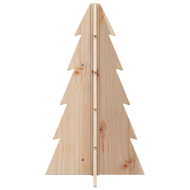 Load image into Gallery viewer, Vidaxl kerstdecoratie kerstboom 69,5 cm massief grenenhout
