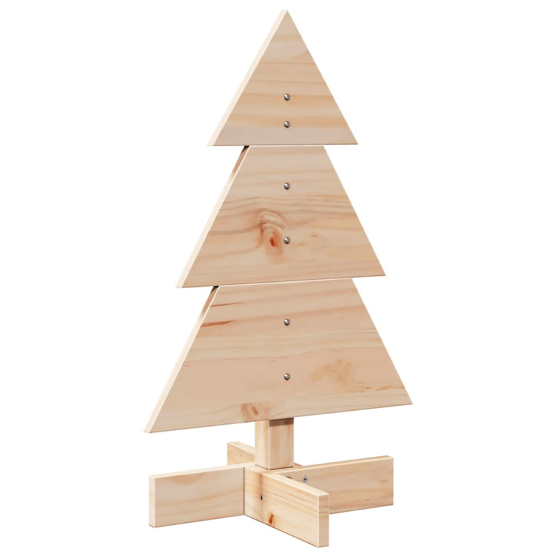 Load image into Gallery viewer, Vidaxl kerstdecoratie kerstboom 60 cm massief grenenhout
