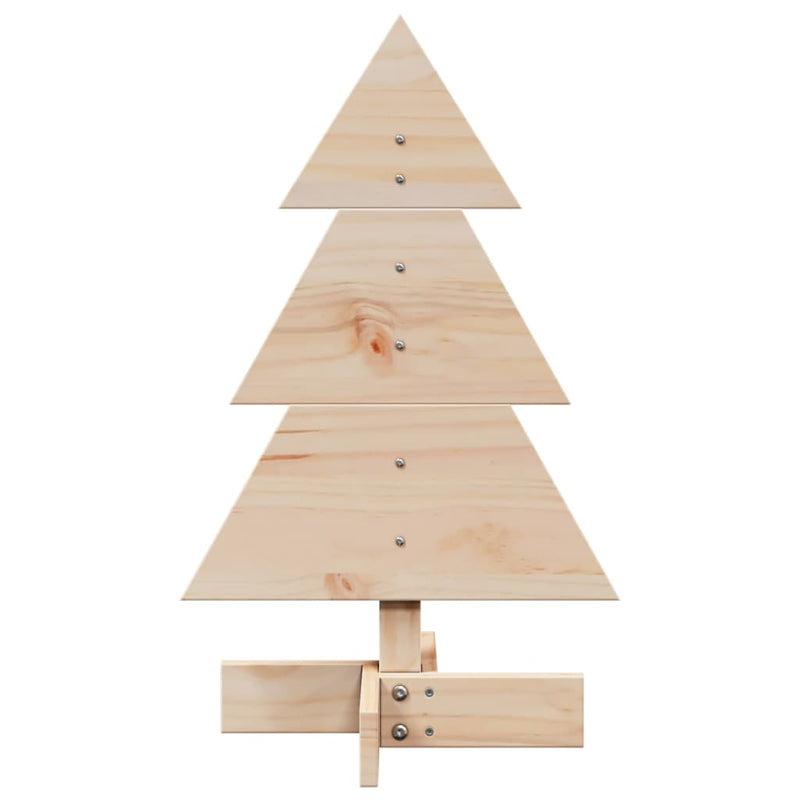 Load image into Gallery viewer, Vidaxl kerstdecoratie kerstboom 60 cm massief grenenhout
