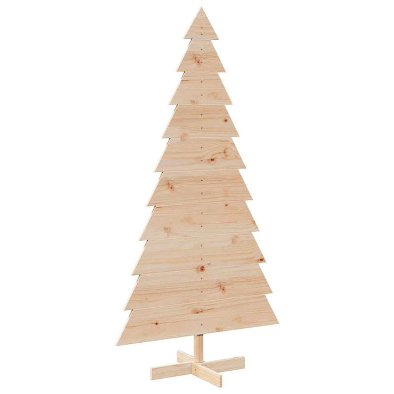 Load image into Gallery viewer, Vidaxl kerstdecoratie kerstboom 180 cm massief grenenhout
