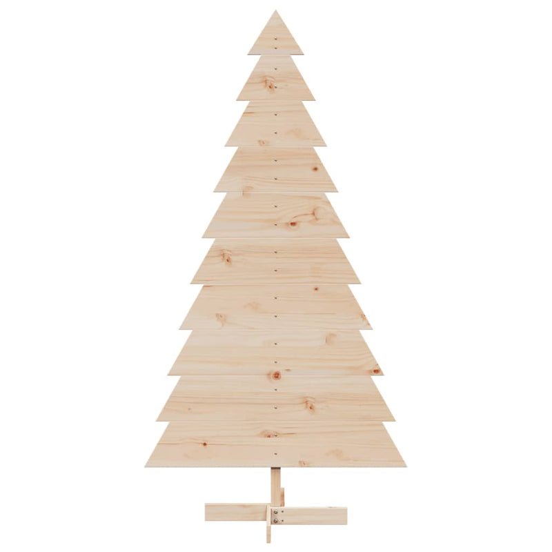 Load image into Gallery viewer, Vidaxl kerstdecoratie kerstboom 180 cm massief grenenhout
