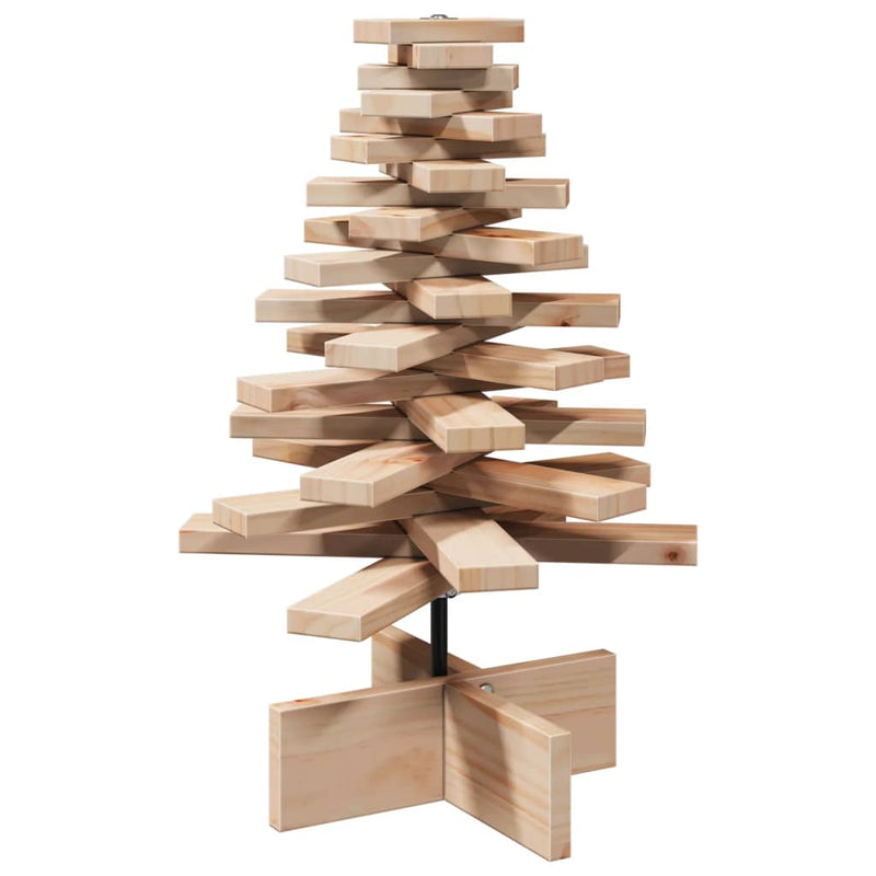 Chargez l'image dans la visionneuse de la galerie, Vidaxl kerstdecoratie kerstboom 60 cm massief grenenhout
