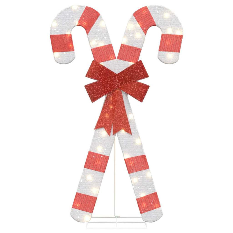 Load image into Gallery viewer, Vidaxl kerstdecoratie zuurstok 50 led's warm wit
