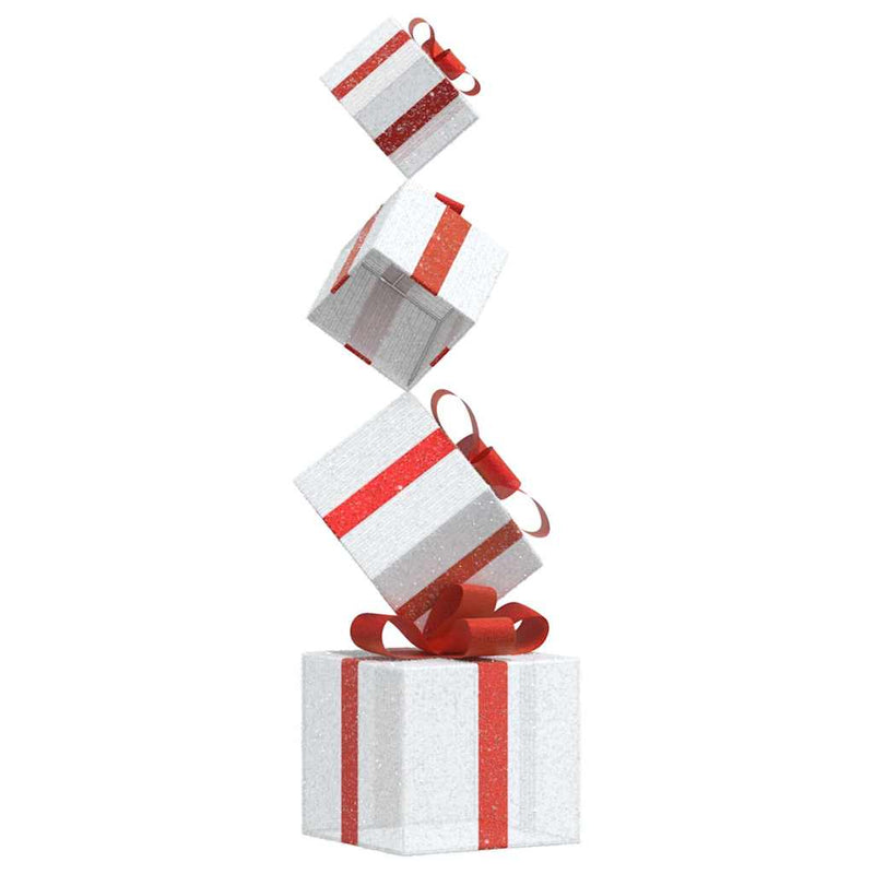 Load image into Gallery viewer, Vidaxl kerstdecoratie geschenkdoos 80 led's warm wit
