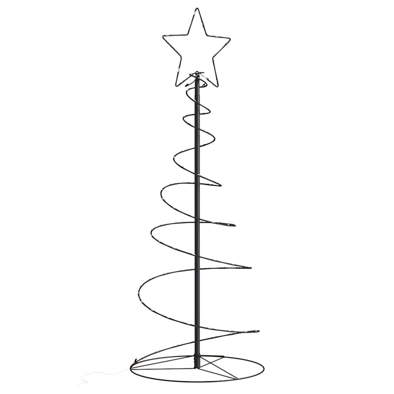 Load image into Gallery viewer, Vidaxl led-kerstboom 80 leds warm wit 120 cm
