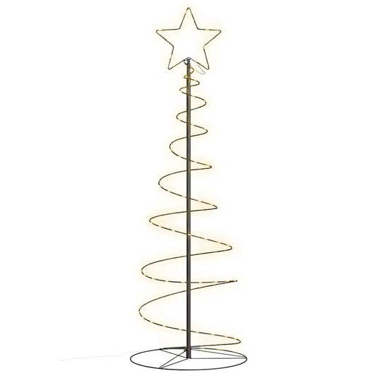 Vidaxl led-kerstboom 100 leds warm wit 150 cm