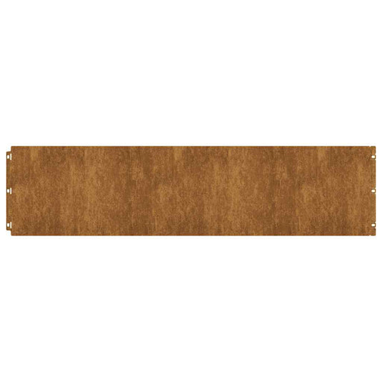 Vidaxl graskanten 20 st 25x103 cm flexibel weervast staal