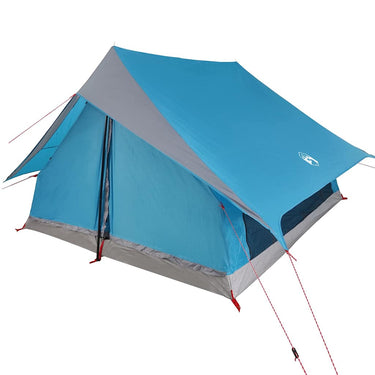 Vidaxl gezinstent met dak blauw en grijs 315 x 286 x 200 cm