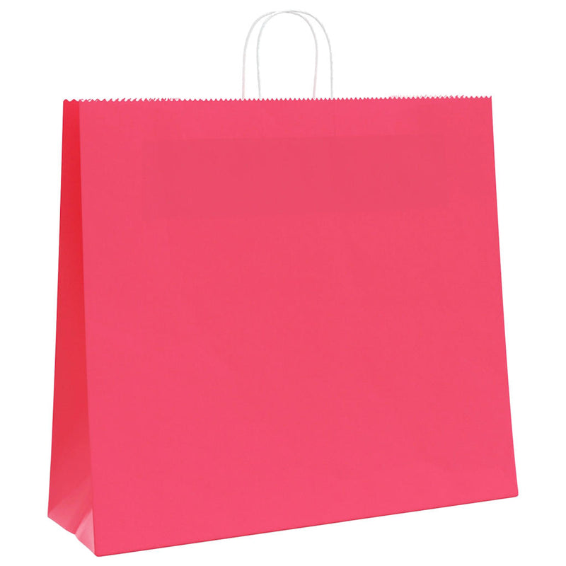 Chargez l'image dans la visionneuse de la galerie, Vidaxl papieren zakken 50 st met hengsels 54x15x49 cm roze
