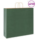 Vidaxl papieren zakken 250 st met hengsels 54x15x49 cm groen