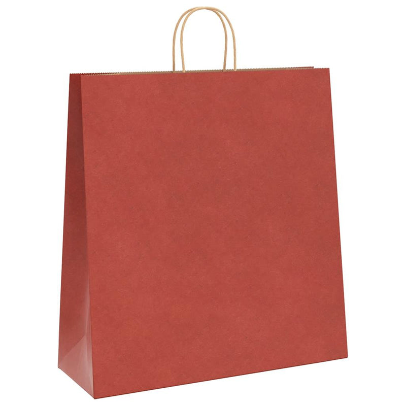 Chargez l'image dans la visionneuse de la galerie, Vidaxl papieren zakken 250 st met hengsels 45x17x48 cm rood
