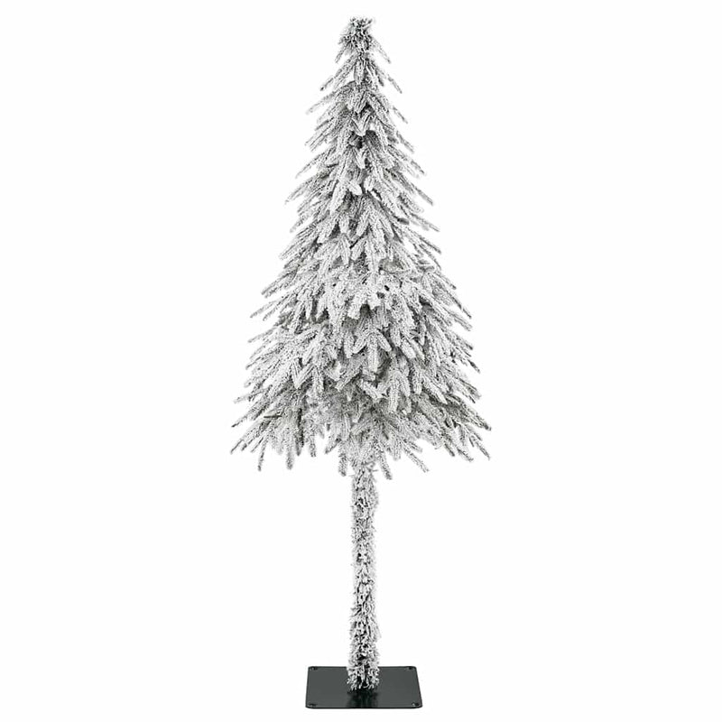 ギャラリービューアに画像をロードする, Vidaxl kunstkerstboom wit 86 x 86 x 210 cm polyethyleen en metaal
