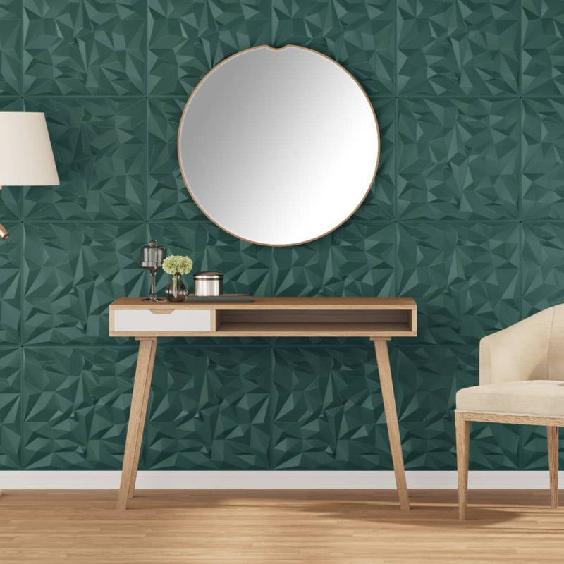 Load image into Gallery viewer, Vidaxl 48 st wandpanelen amethist 12 m² 50x50 cm xps groen
