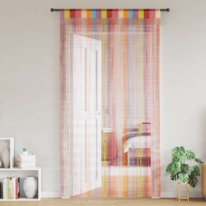 Vidaxl koordgordijnen 2 st veelkleurig 140x250 cm