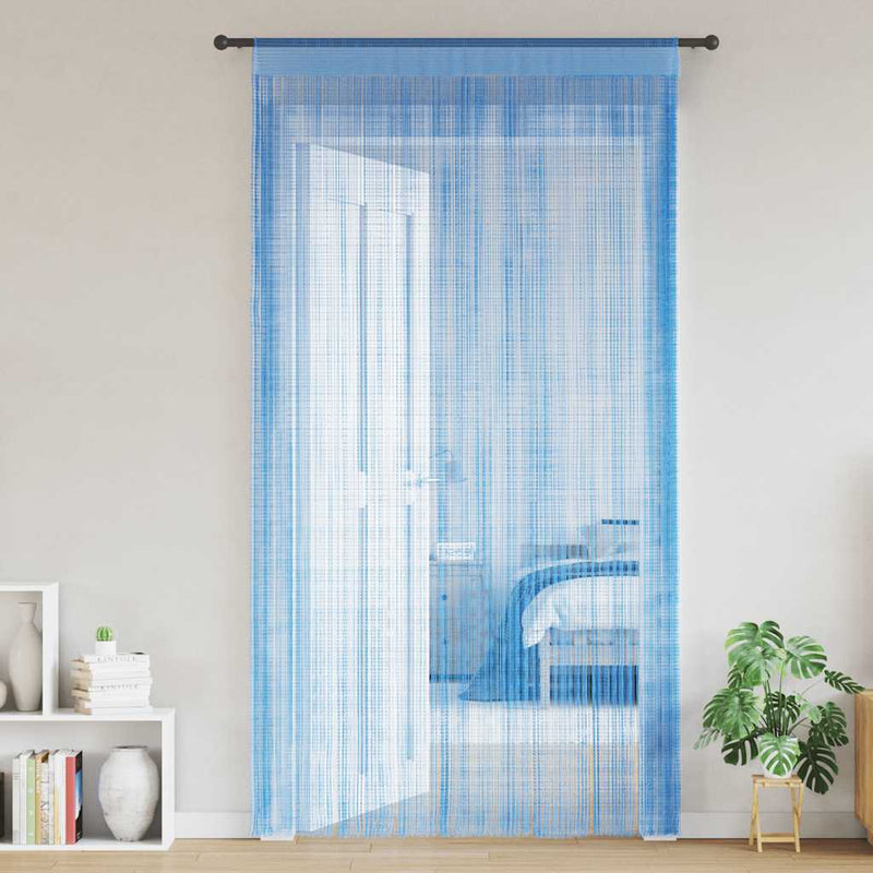 ギャラリービューアに画像をロードする, Vidaxl koordgordijnen 2 st 100x250 cm lichtblauw
