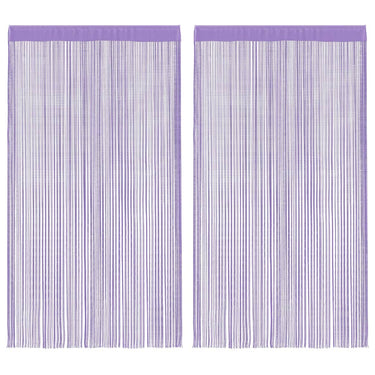 Vidaxl koordgordijnen 2 st paars 140x250 cm