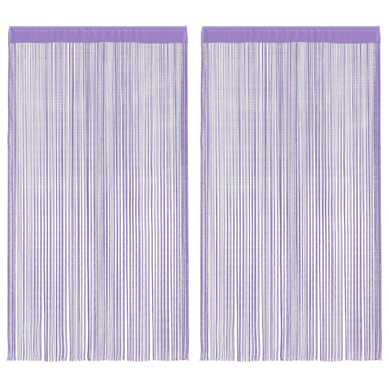 ギャラリービューアに画像をロードする, Vidaxl koordgordijnen 2 st paars 140x250 cm
