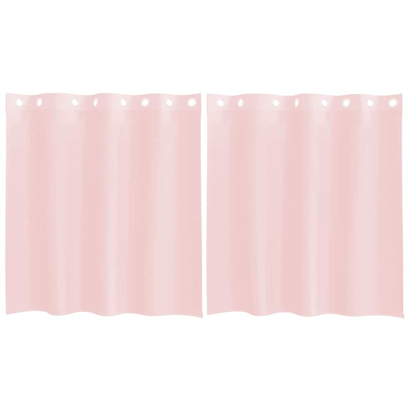 ギャラリービューアに画像をロードする, Vidaxl gordijnen voile met doorvoertules 2 st 140x140 cm lichtroze

