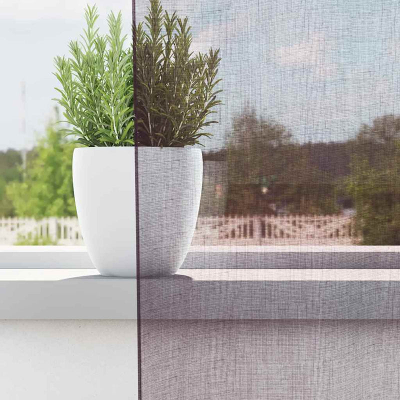 Afbeelding laden in galerijviewer, Vidaxl gordijnen voile met doorvoertules 2 st paars 140x260 cm
