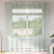 Vidaxl gordijnen voile met doorvoertules 2 st 140x245 cm lichtgrijs