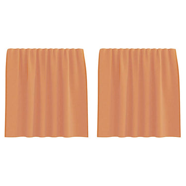 Vidaxl voile gordijnen met roedezakken 2 st terracotta