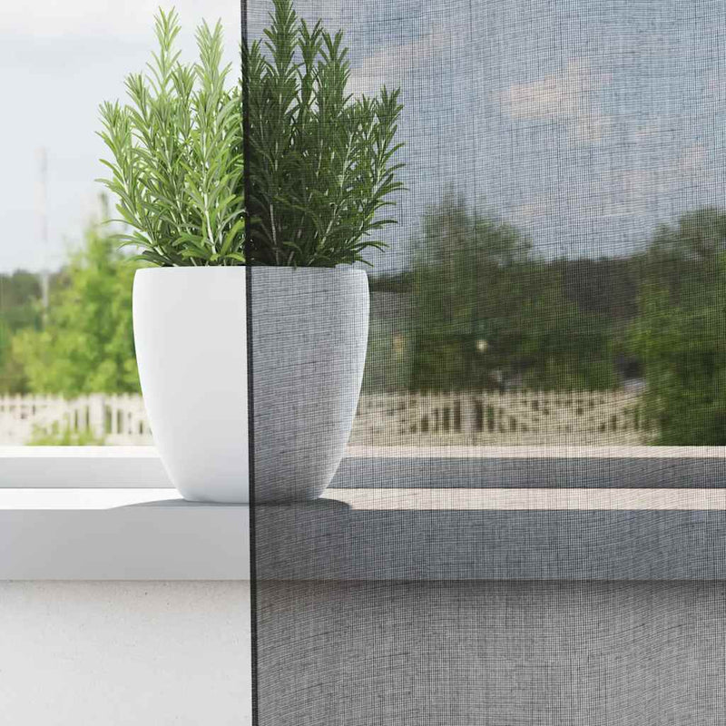 Afbeelding laden in galerijviewer, Vidaxl gordijnen voile met tab top 2 st zwart
