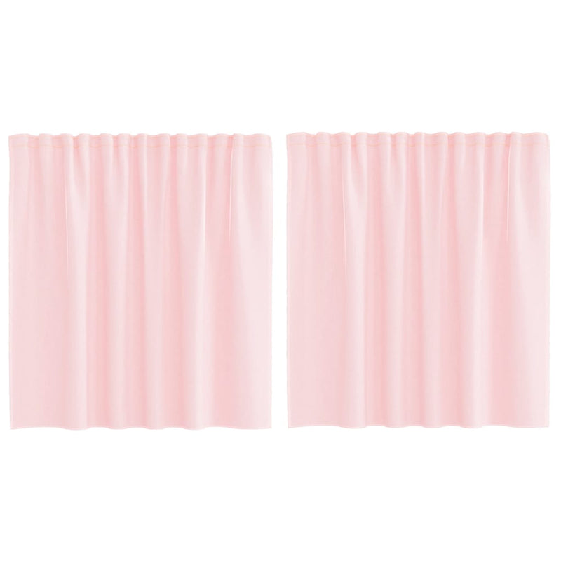 ギャラリービューアに画像をロードする, Vidaxl gordijnen voile met lussen 2 st 140x140 cm lichtroze
