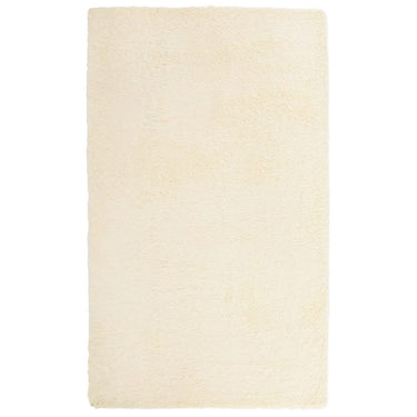 Vidaxl hoogpolig vloerkleed navarra 60x100 cm polyester crèmekleurig