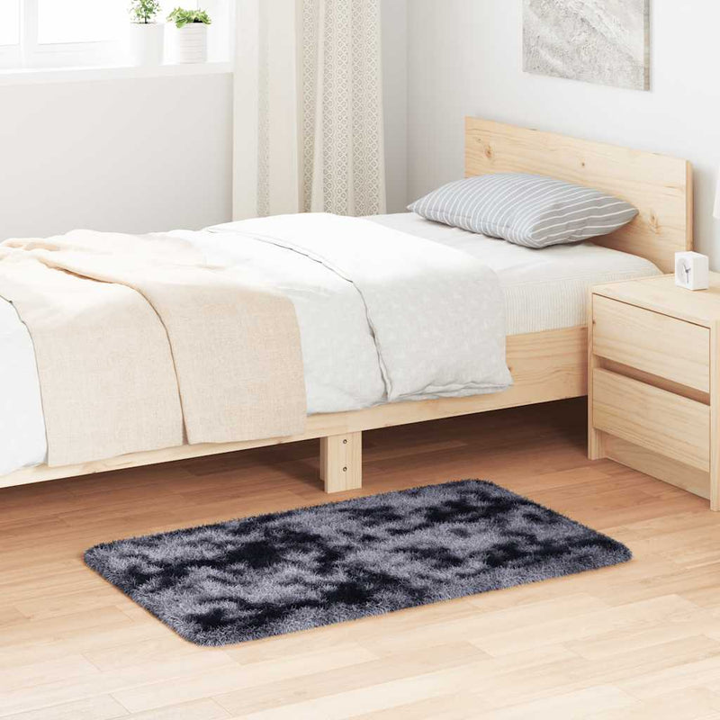 Afbeelding laden in galerijviewer, Vidaxl hoogpolig vloerkleed navarra 60x100 cm polyester donkergrijs
