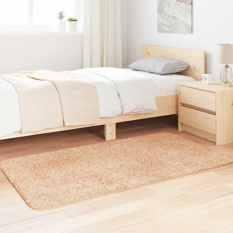 ギャラリービューアに画像をロードする, Vidaxl hoogpolig vloerkleed navarra 80x150 cm polyester beige
