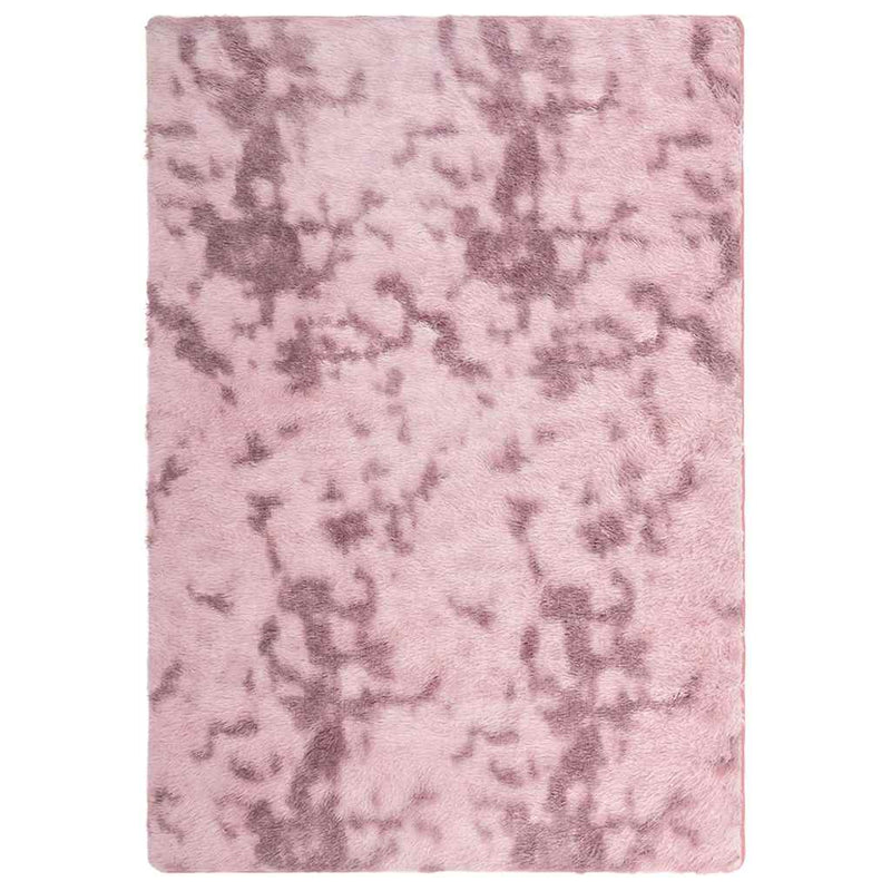 Afbeelding laden in galerijviewer, Vidaxl hoogpolig vloerkleed navarra 160x230 cm polyester stoffig roze
