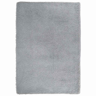 Vidaxl hoogpolig vloerkleed navarra 160x230 cm polyester lichtgrijs