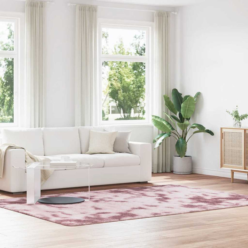 ギャラリービューアに画像をロードする, Vidaxl hoogpolig vloerkleed navarra 200x290 cm polyester stoffig roze
