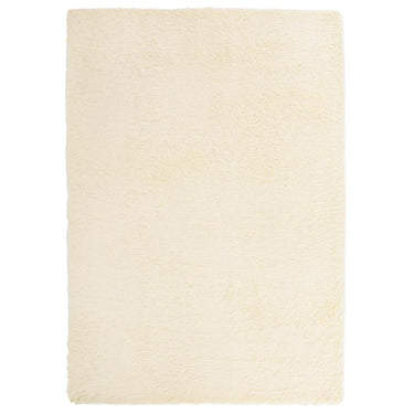 Vidaxl hoogpolig vloerkleed navarra 240x340 cm polyester crèmekleurig