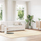 Vidaxl hoogpolig vloerkleed navarra 240x340 cm polyester crèmekleurig