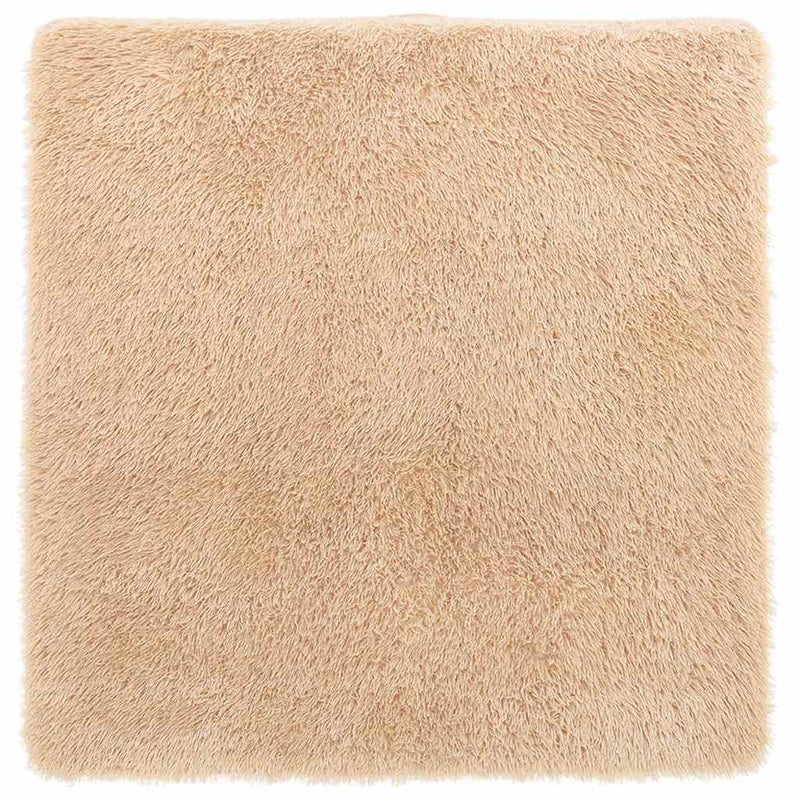 ギャラリービューアに画像をロードする, Vidaxl hoogpolig vloerkleed navarra 240x240 cm polyester beige
