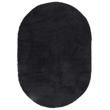 Vidaxl hoogpolig vloerkleed navarra 300x200 cm polyester zwart