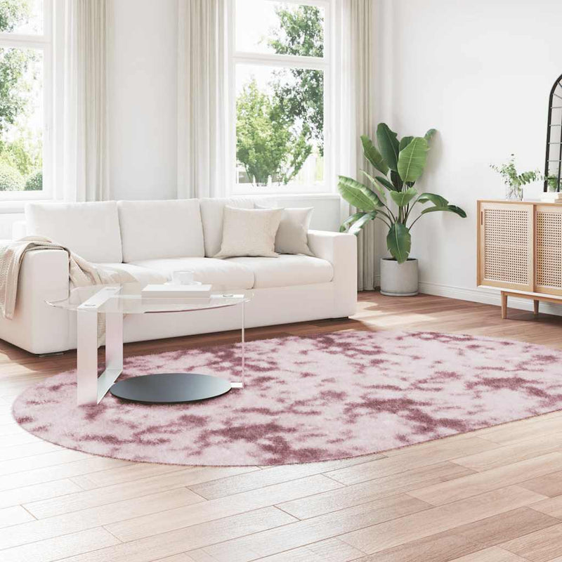 Chargez l'image dans la visionneuse de la galerie, Vidaxl hoogpolig vloerkleed navarra 300x200 cm polyester stoffig roze

