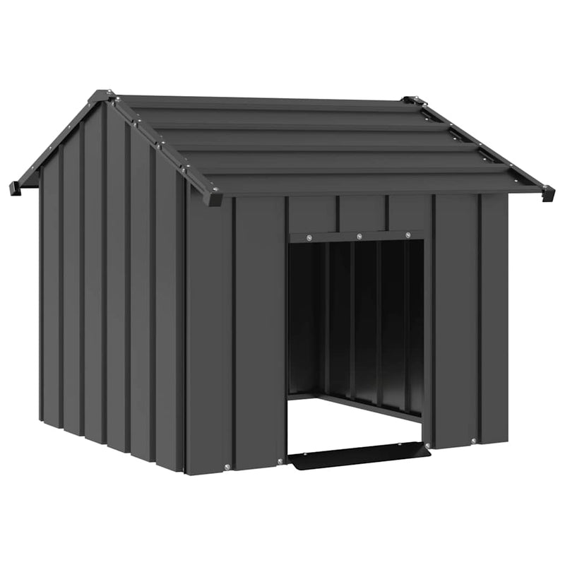 Load image into Gallery viewer, Vidaxl hondenhok met dak 85x107x81 cm gegalvaniseerd staal
