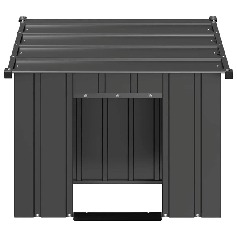 Load image into Gallery viewer, Vidaxl hondenhok met dak 85x107x81 cm gegalvaniseerd staal

