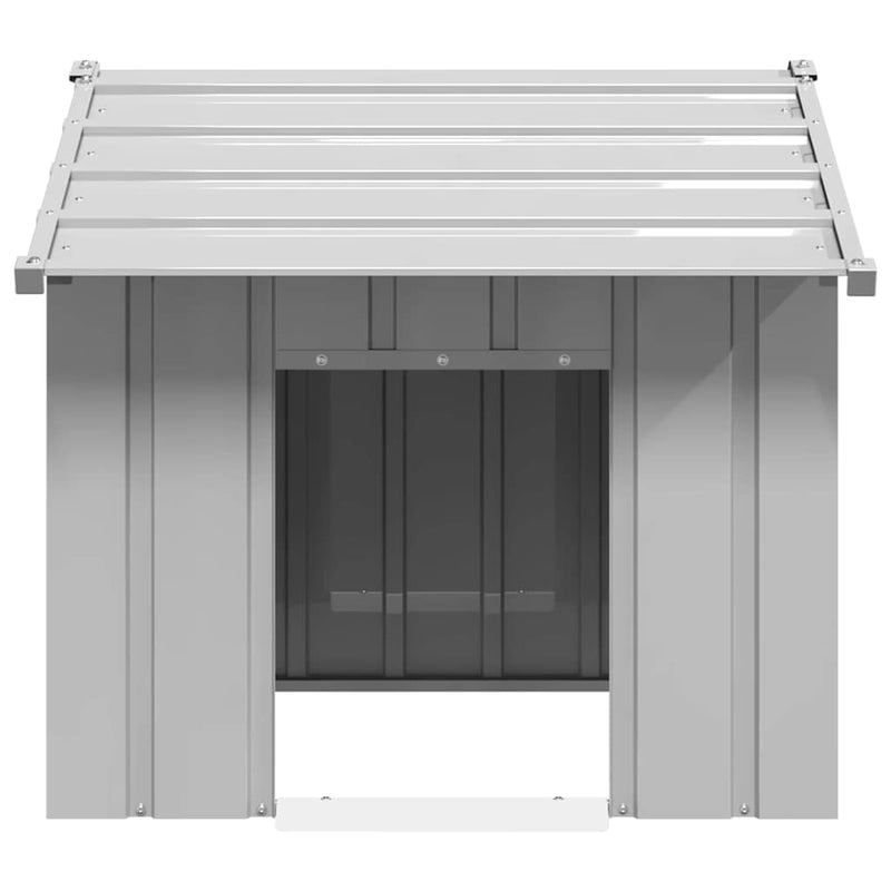 Load image into Gallery viewer, Vidaxl hondenhok met dak 85x107x81 cm gegalvaniseerd staal
