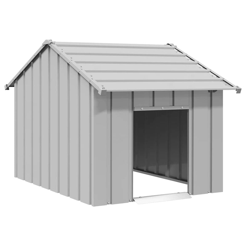 Load image into Gallery viewer, Vidaxl hondenhok met dak 83x130x85 cm gegalvaniseerd staal
