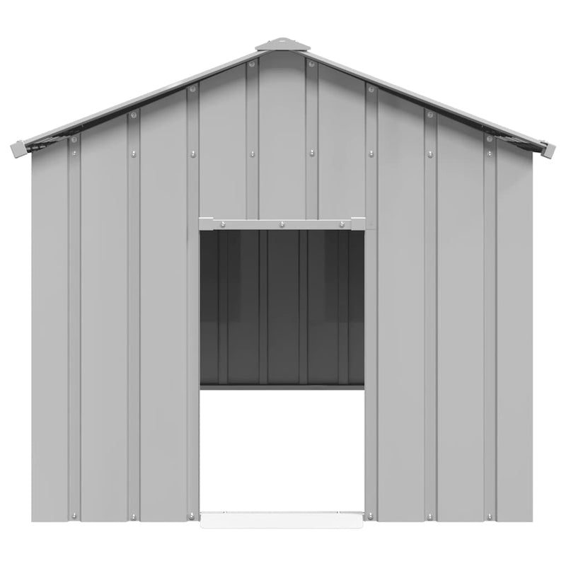 Load image into Gallery viewer, Vidaxl hondenhok met dak 114x202x101 cm gegalvaniseerd staal
