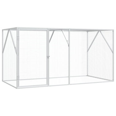 Vidaxl vogelkooi antraciet 208 x 102 x 108 cm gegalvaniseerd staal