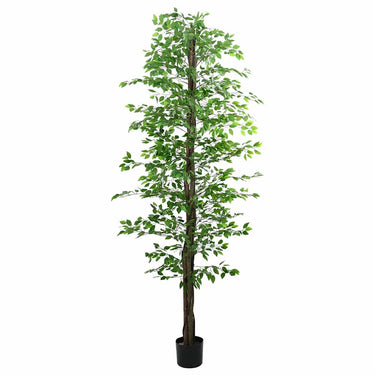 Vidaxl kunst ficus plant 2016 bladeren 300 cm groen