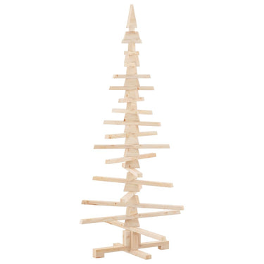 Vidaxl houten kerstboom ter decoratie 150 cm massief grenenhout