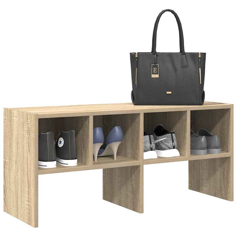 Load image into Gallery viewer, Vidaxl schoenenrek stapelbaar 89,5x30x40 cm sonoma eikenkleurig
